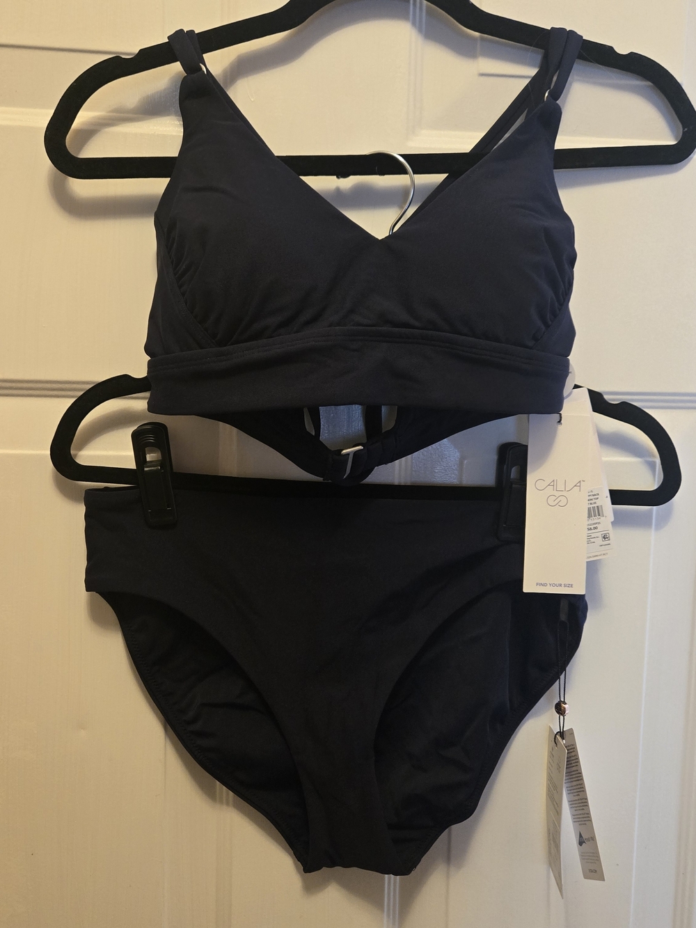 CALIA by Carrie Underwood Deep Navy Two-Piece Bikini Set